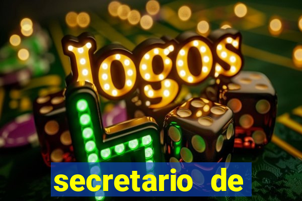 secretario de esporte salario